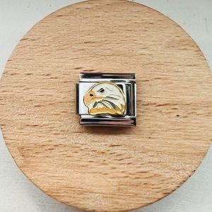 Bald Eagle Italian Charm Bracelet Link